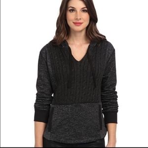 Sanctuary Hooded Sweater Black